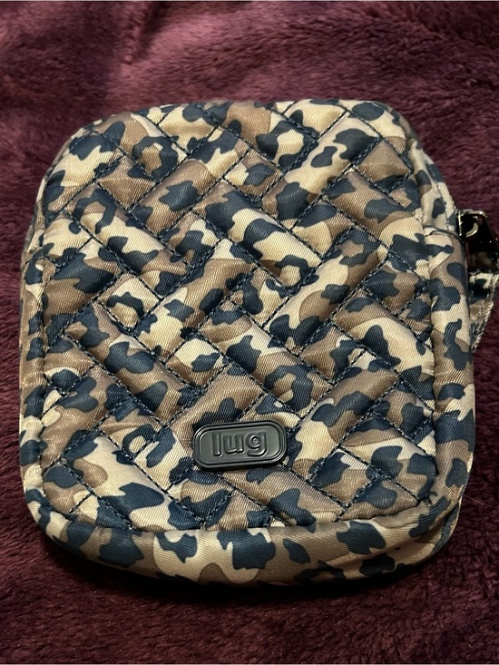 lug Handbags - Lug Round-Trip Medium pouch leopard navy